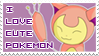 I love Cute Pokemon- stamp by KawaiiLizzie