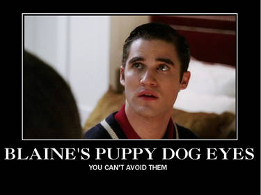 Blaine's eyes