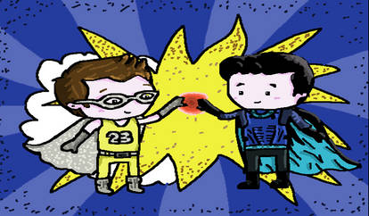 Klaine Superheroes