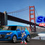 Sonic at the Golden Gate Bridge