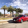 Red Mazda 2 in El Paso, Texas