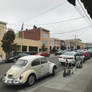 Classic Old VW Beetle in San Francisco