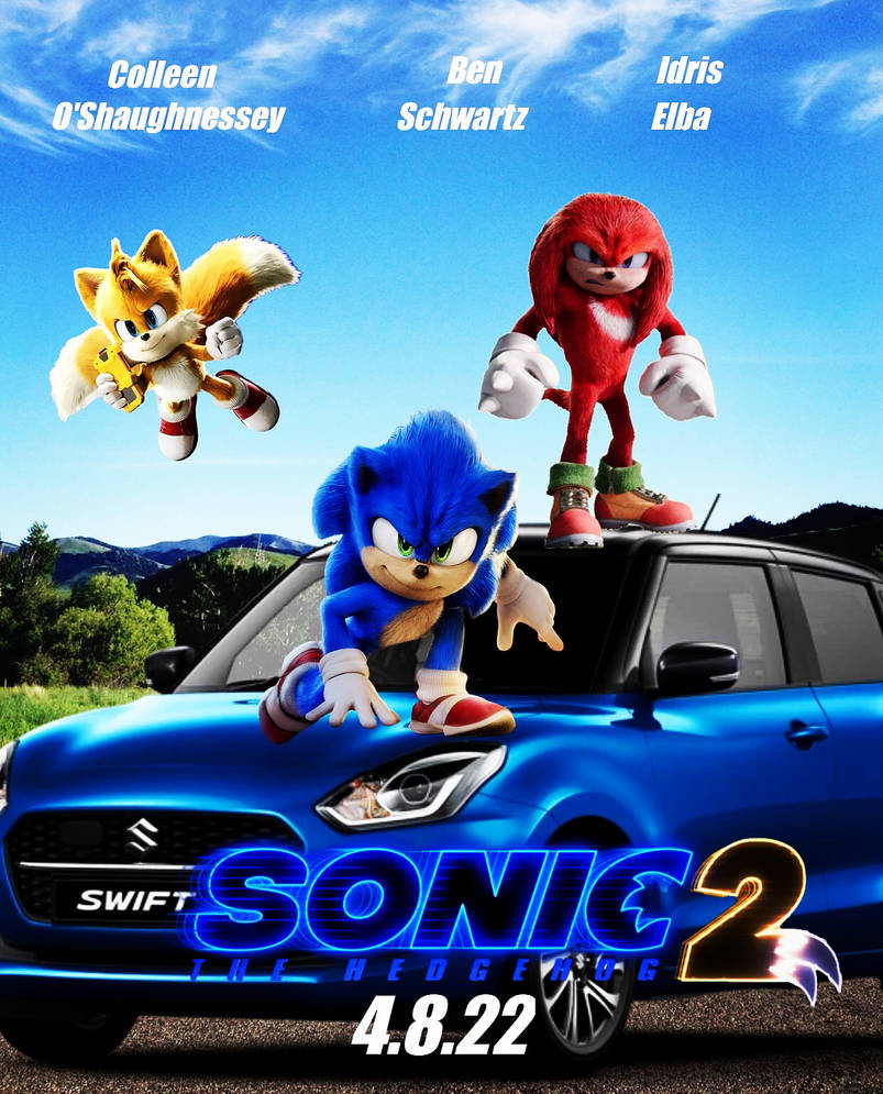 sonicspeedfanboy on X: My fan made sonic movie 2 poster #SonicMovie2   / X