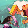 Connie's sword vs Jasper