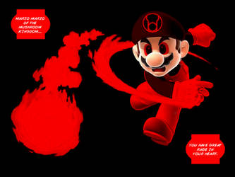 Red Lantern Mario