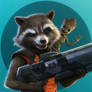 Rocket Raccoon and Baby Groot