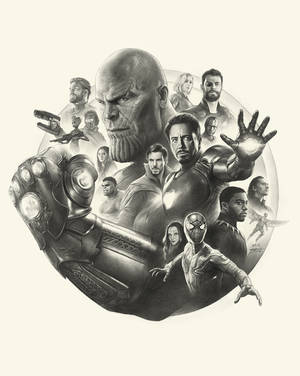Avengers Infinity War Pencil Art working process by yinyuming Avengers Infinity War Pencil Art working process by yinyuming
