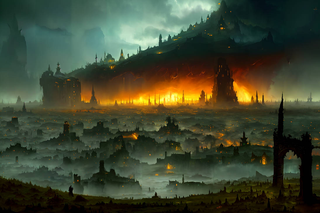 Minauros the third layer of the Nine Hells by Cwieku666 on DeviantArt