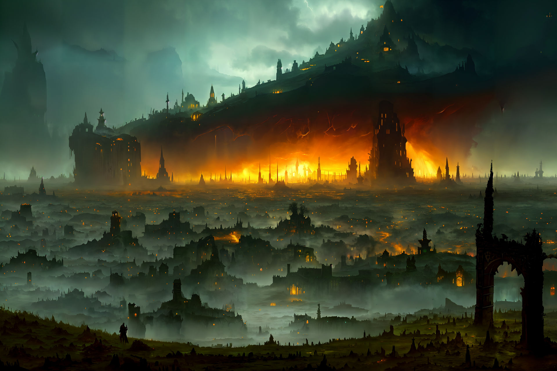 Minauros the third layer of the Nine Hells by Cwieku666 on DeviantArt