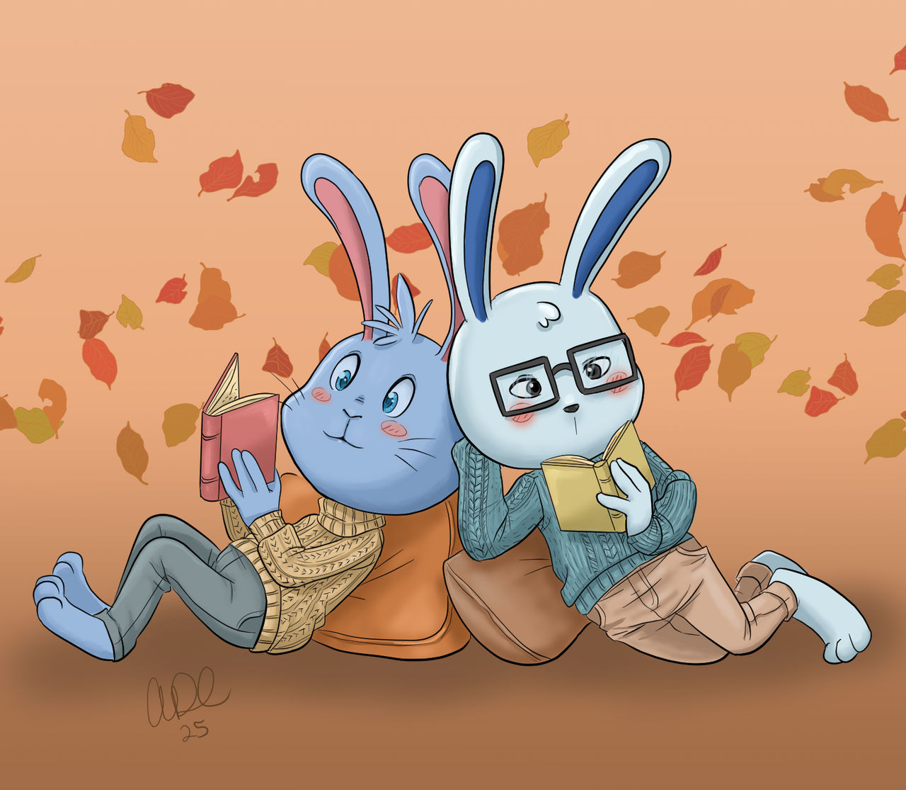 Deviantart Open Season Rabbit Cozy Season by Rabbittut on DeviantArt