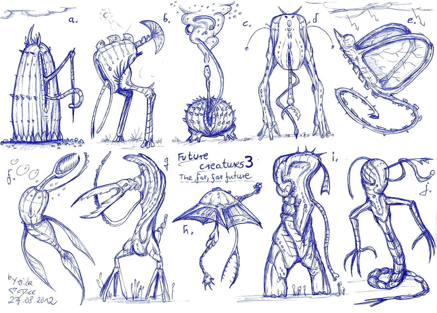 Future creatures 3 - The far, far future by MickMcDee on DeviantArt