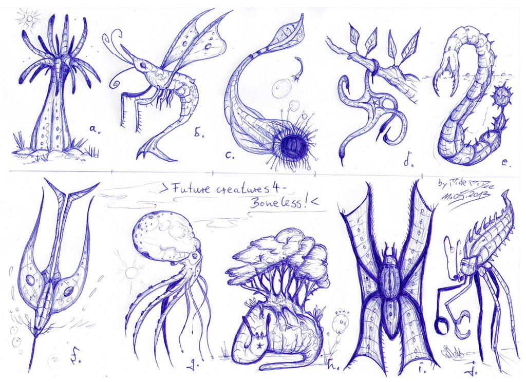 Future creatures 4 - Boneless! by MickMcDee on DeviantArt