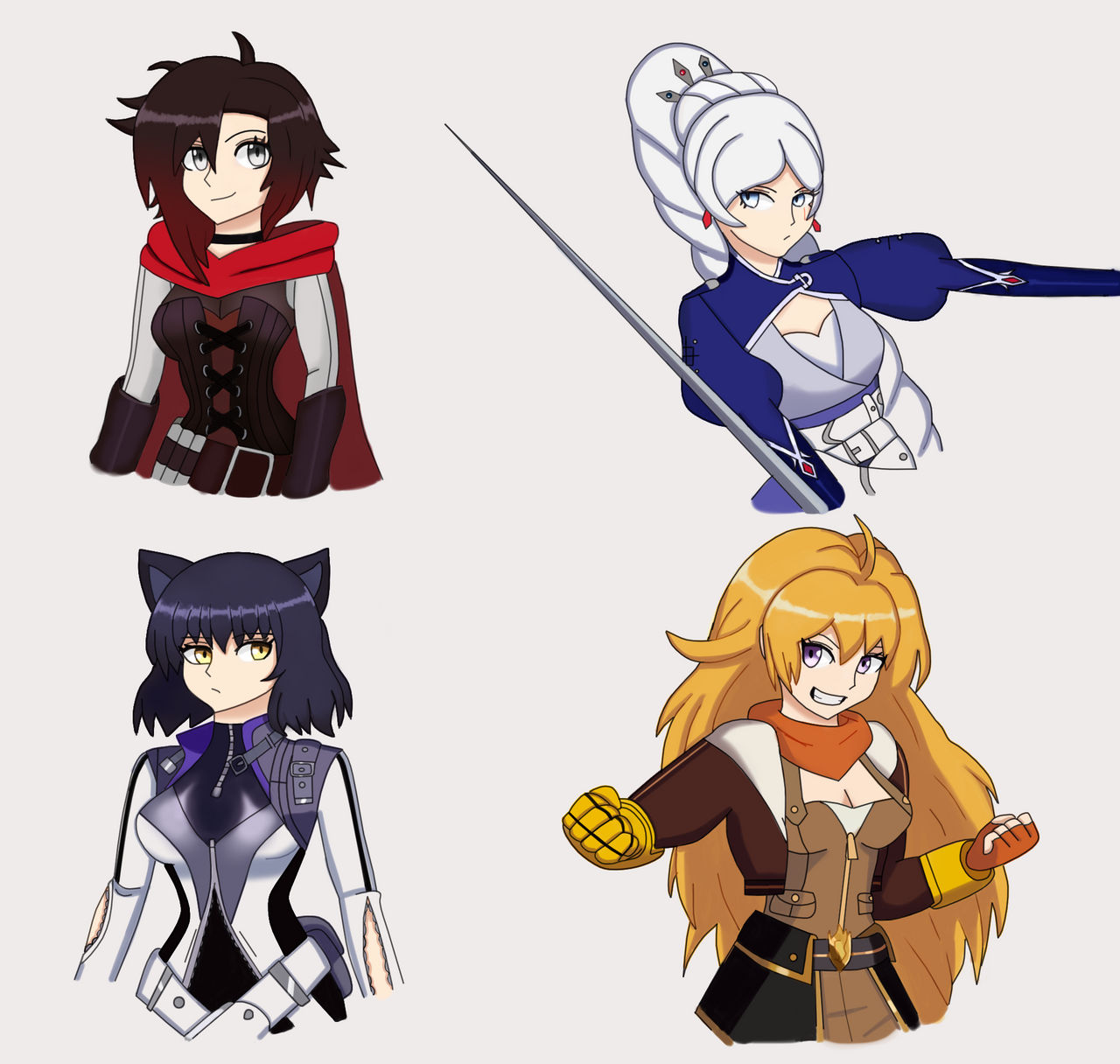 Team Rwby (vol 7) by thebonnie30 on DeviantArt