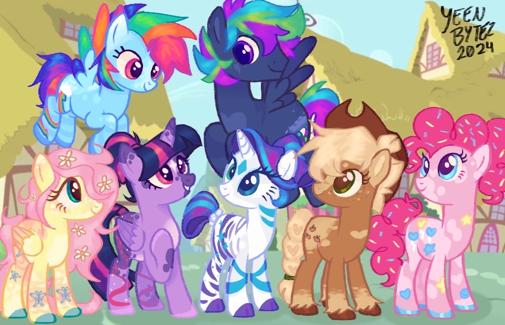My mlp redesigns by Viperpawz on DeviantArt