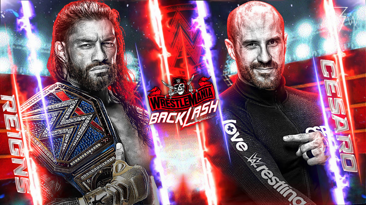 WWE Wrestlemania Backlash 2021 Custom Match Card by VRENDERSWWE on ...