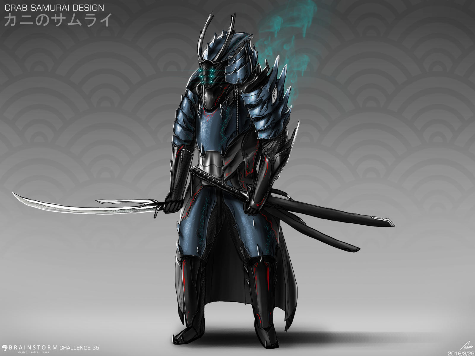 Samurai Design For Brainstorm Challenge By Nobody00000000 On DeviantArt samurai-design-for-brainstorm-challenge-by-nobody00000000-on-deviantart