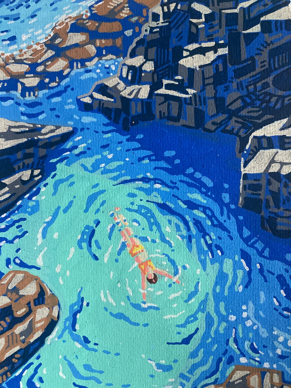 Swimmer - sketchbook by Harumirun on DeviantArt