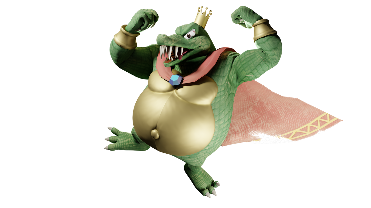King K Rool Render by Galactagamer02 on DeviantArt