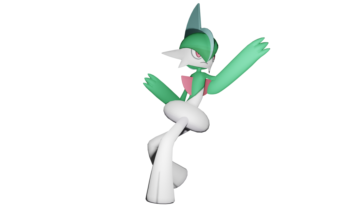 Gallade Model Gallade Render by Galactagamer02 on DeviantArt