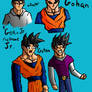 Gohan Goten Goku Jr.