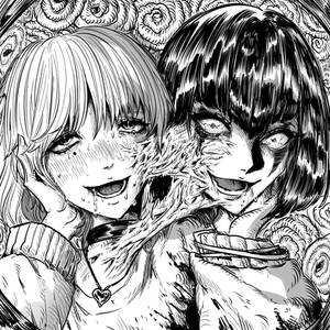 Junji ito-inspired creepy artwork