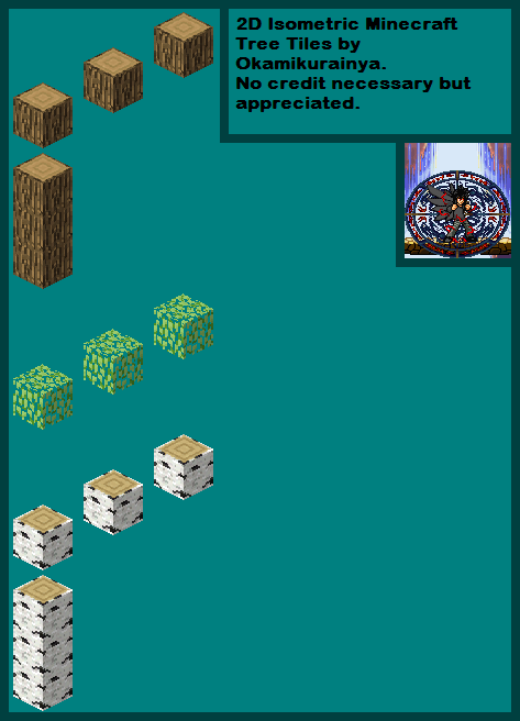 Minecraft 2d Isometric Tree Blocks By Okamikurainya On Deviantart Minecraft 2d Isometric Tree Blocks By Okamikurainya On Deviantart