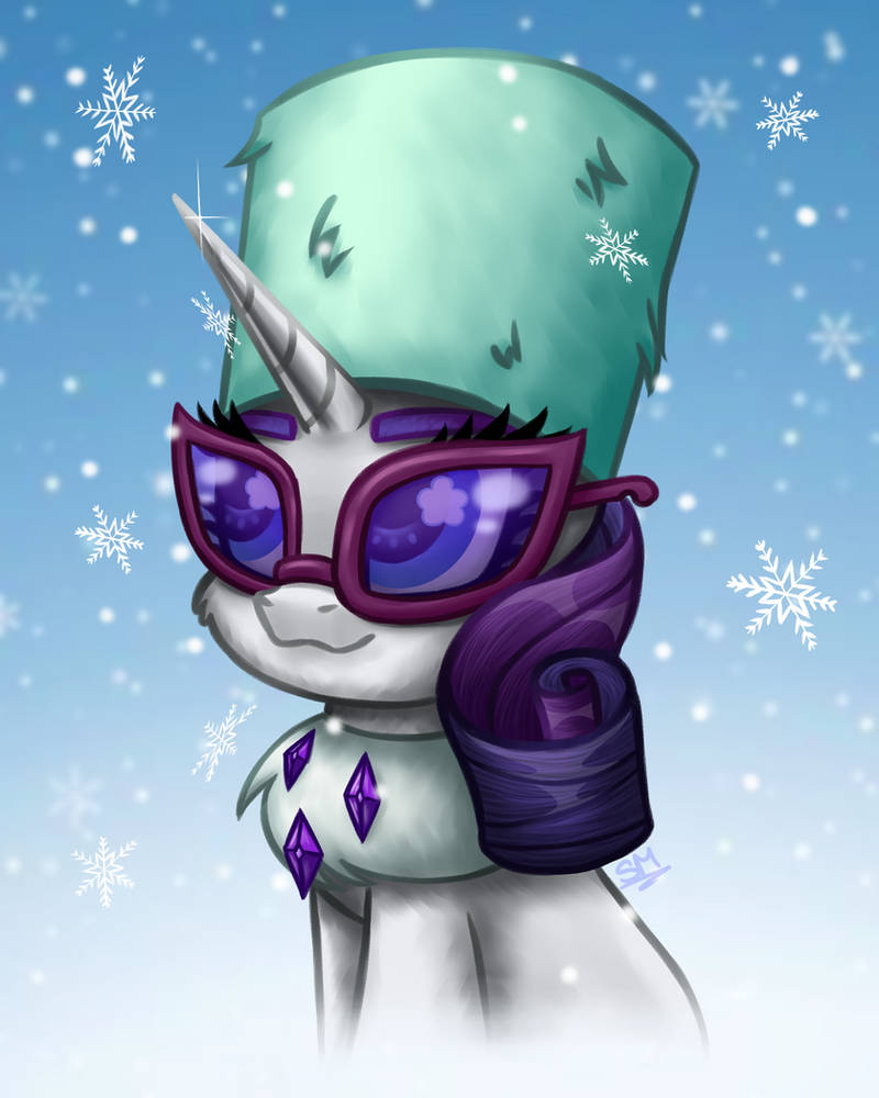 Cold Rarity Winter Rarity by SunaMoonMLP on DeviantArt