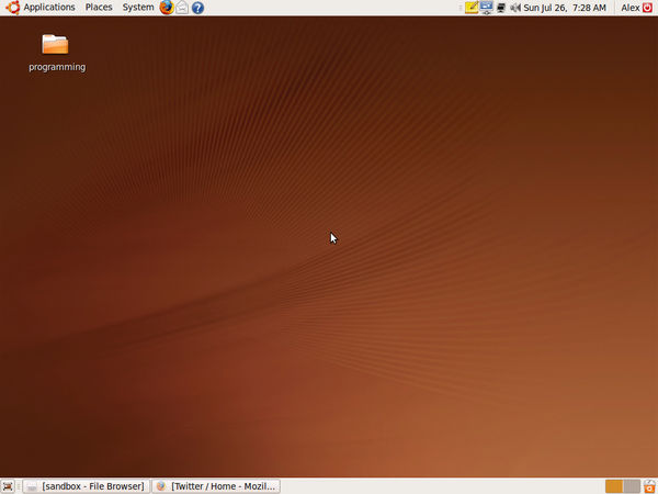 Ubuntu screenshot by arex-kun11 on DeviantArt