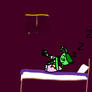 Cyli the Alien Girl Sleeping