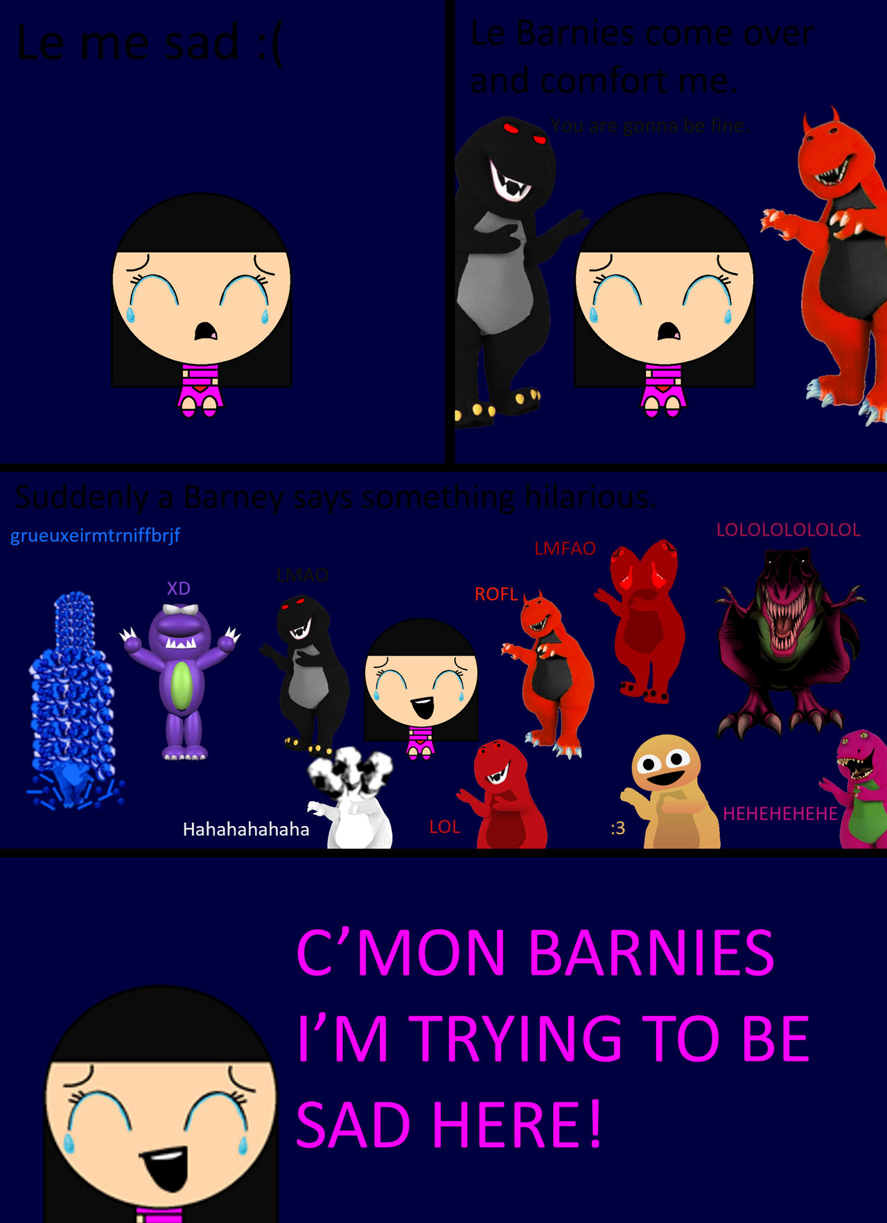 Monika and Barnies Comic