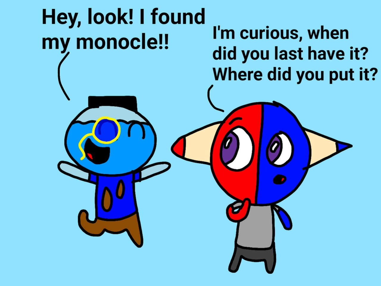 Cnmls: Inky has found his monocle