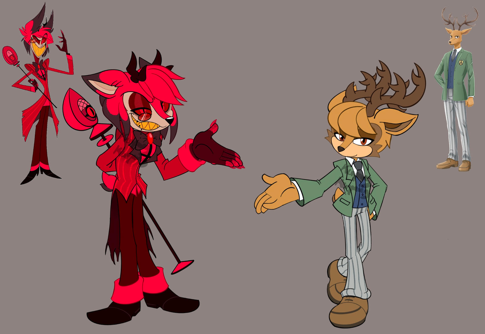 sonic au - alastor louis by Kuyangkuyang on DeviantArt