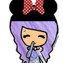 Cute Minnie Mouse Girl Chibi PNG