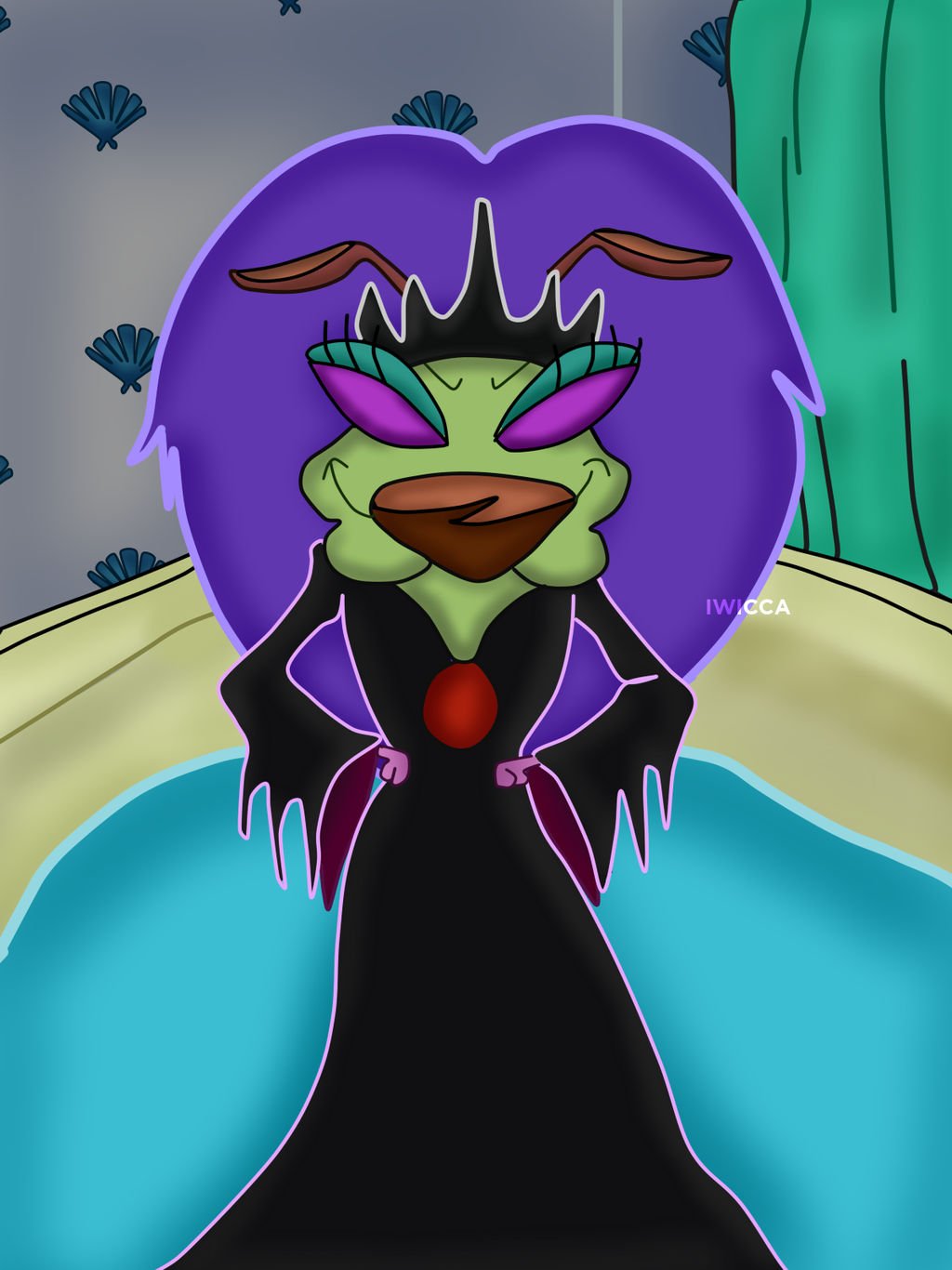 Queen Of The Black Puddle by iWicca on DeviantArt