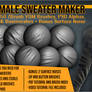 Male Sweater Maker: VDM Fold Brushes, Basemeshes,