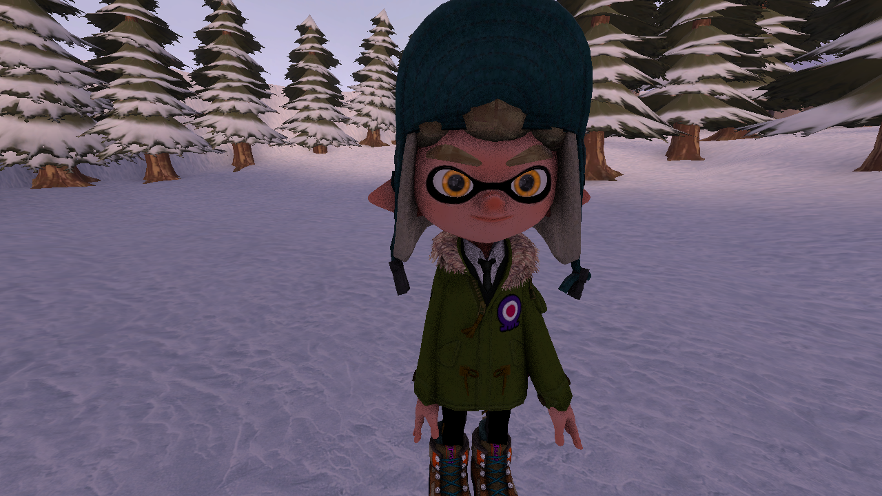 Nick with winter Clothes SFM Splatoon Oc