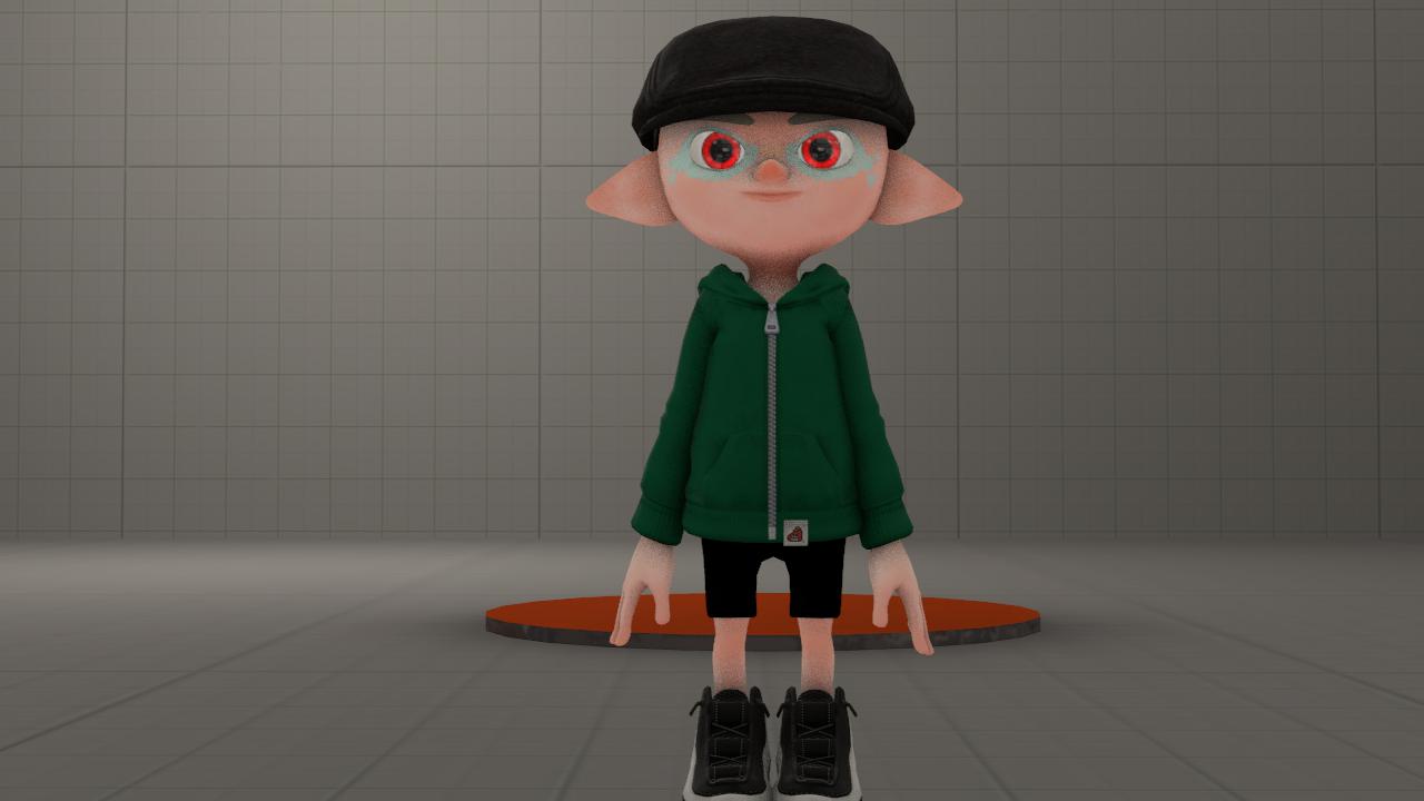 Brendon Silverton SFM Splatoon Inktoling OC