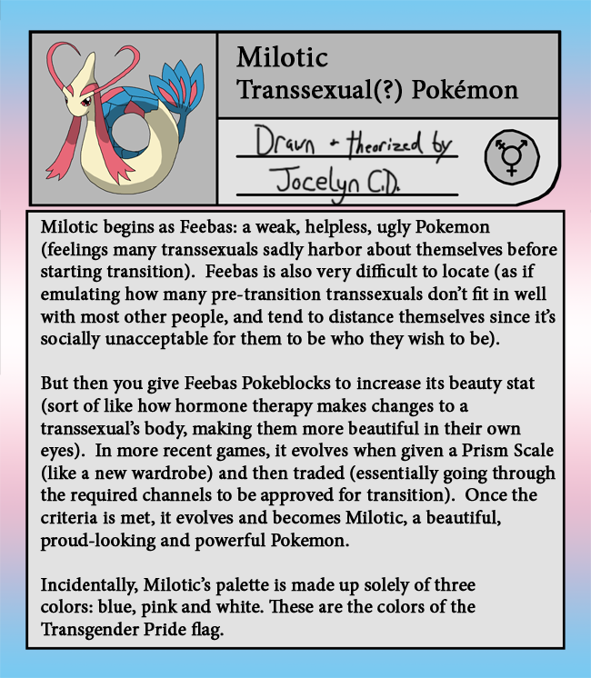 Milotic - The Transsexual Pokemon