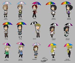 RAIN - Solo Chibi Set 1