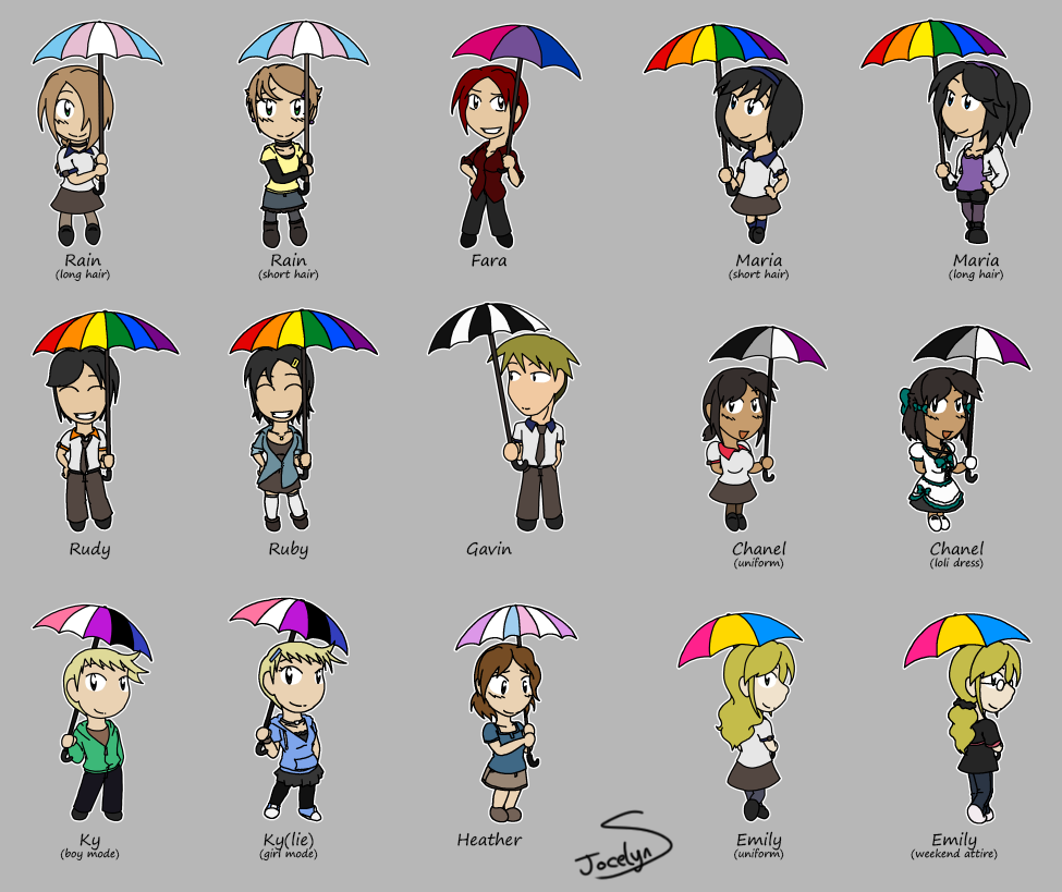 RAIN - Solo Chibi Set 1