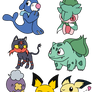 Assorted Pokeymans 1