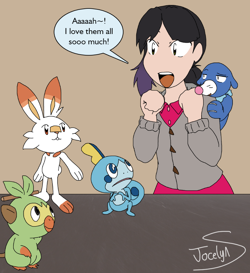 Pokemon Sword Shield Shiny Starters Speculation by jozzer26 on DeviantArt