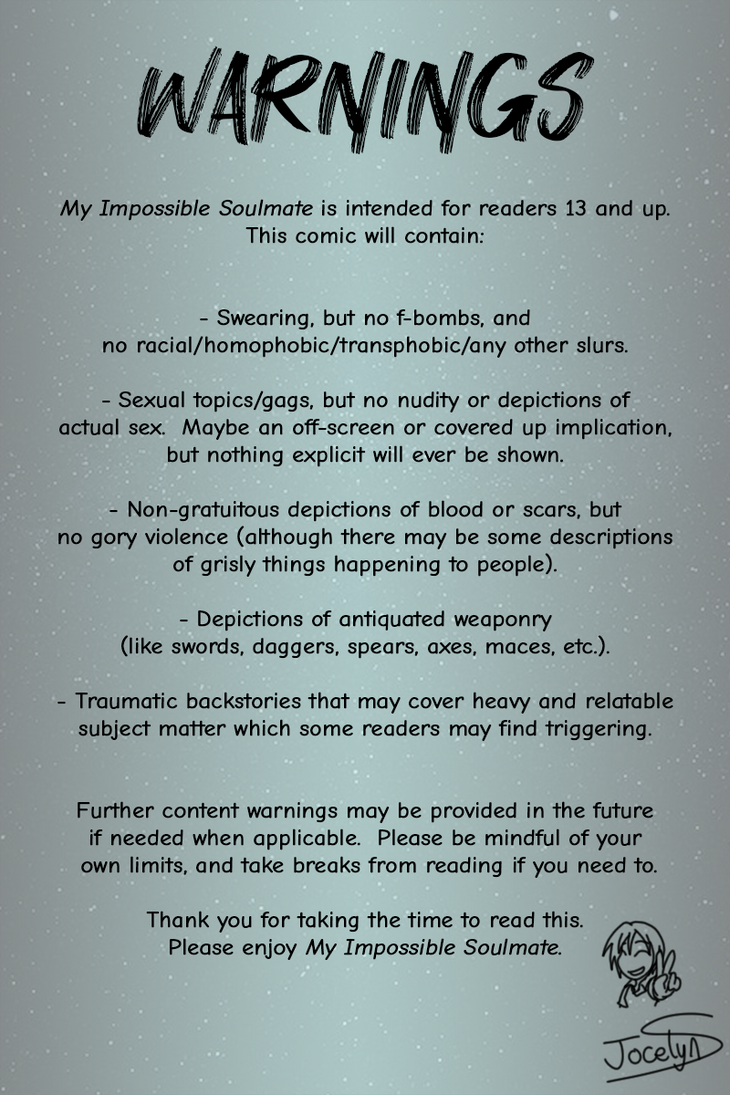 MIS Warnings by JocelynSamara on DeviantArt