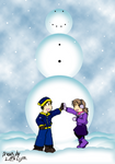 Gi-freakin'-normous Snowman by JocelynSamara