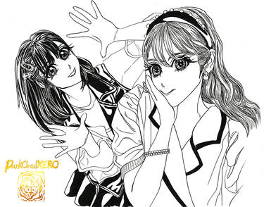 Sayumi and Miyabi Nakano Sun Plaza inked