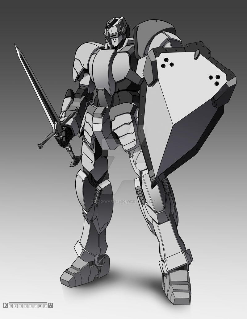 Commission : mecha knight by Seig-Warheit on DeviantArt