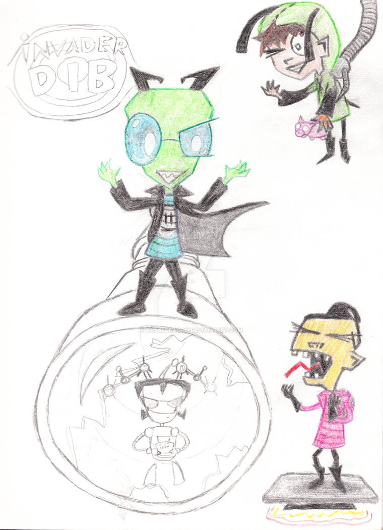 Invader Dib 0006 by DaSueDragon on DeviantArt