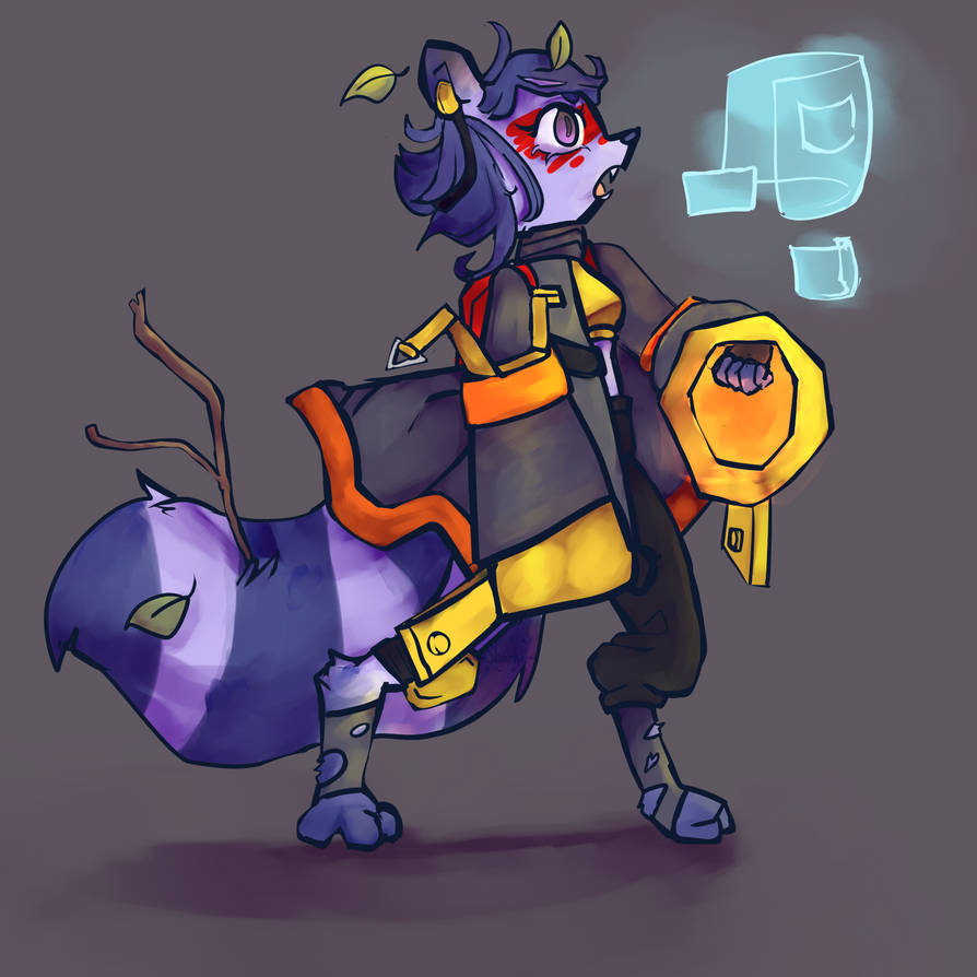 Scp Raccoon Raccoon Girl by Sha-rkii on DeviantArt