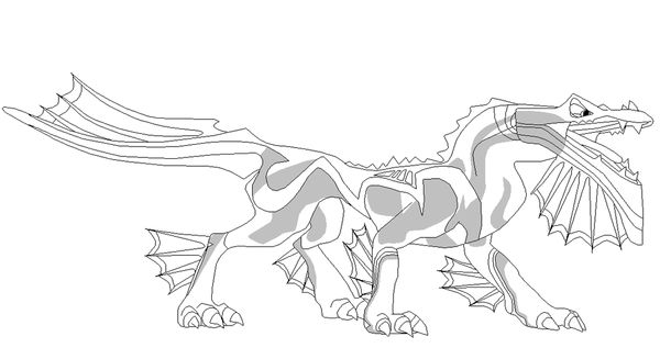 Dragon Template 2 by Propheci on DeviantArt
