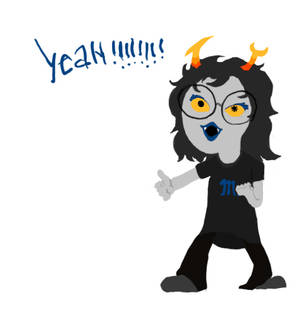 young vriska's cool pose